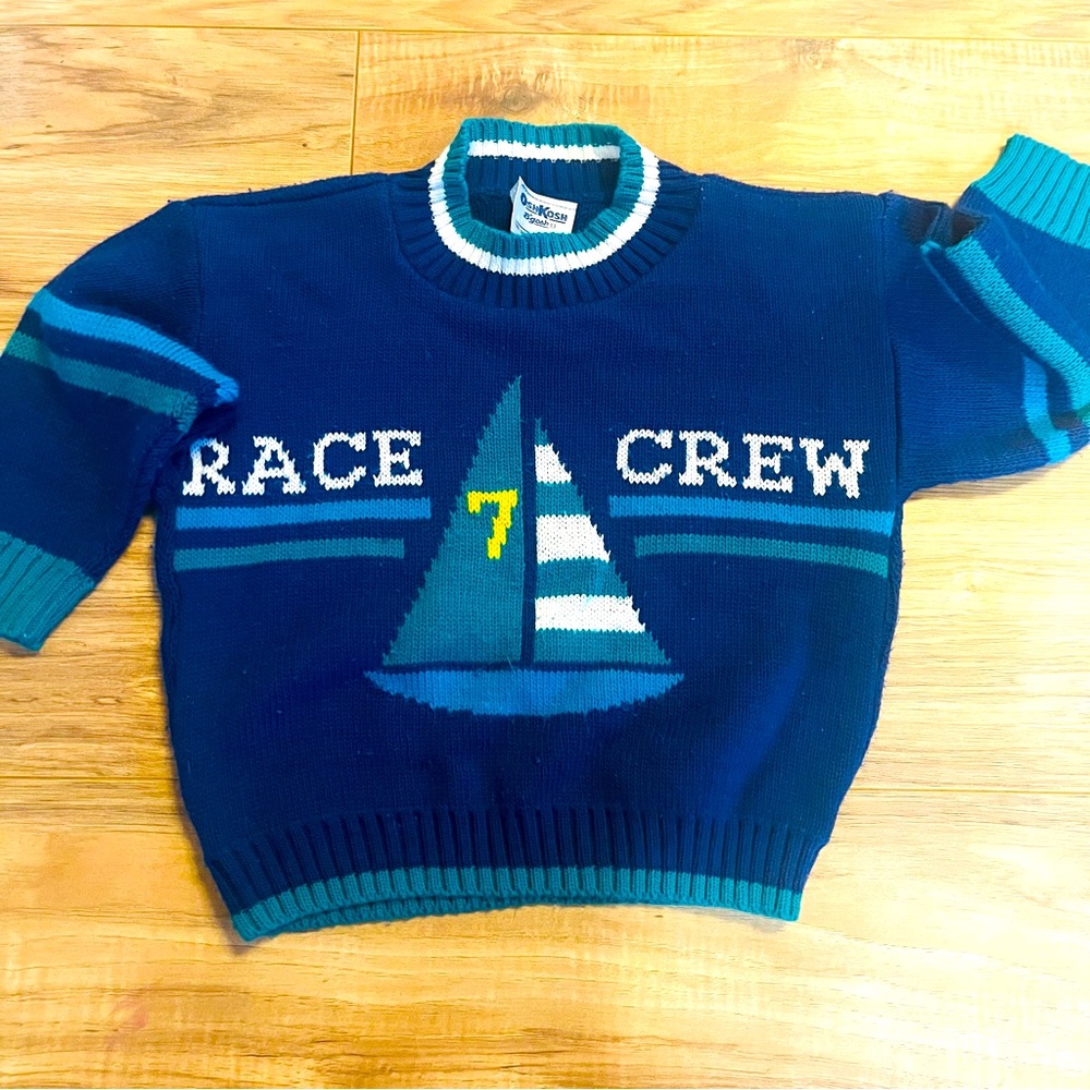 Sail Retro 2T Boys Oshkosh Sweater